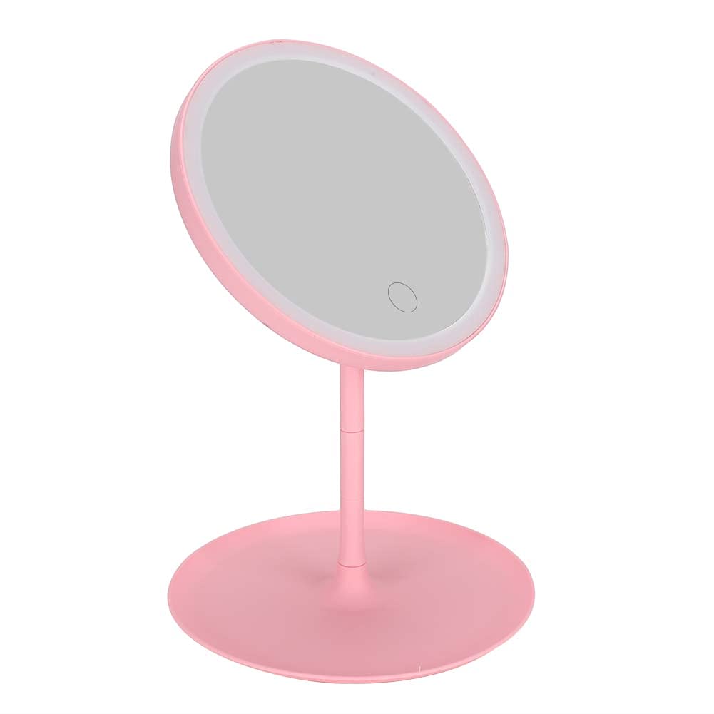 Eco-Friendly Vanity Mirror with Detachable USB - Portable Travel Makeup Mirror for Bedroom, Home & Outdoor Use | Perfect for Travel, Camping & Dorm Rooms