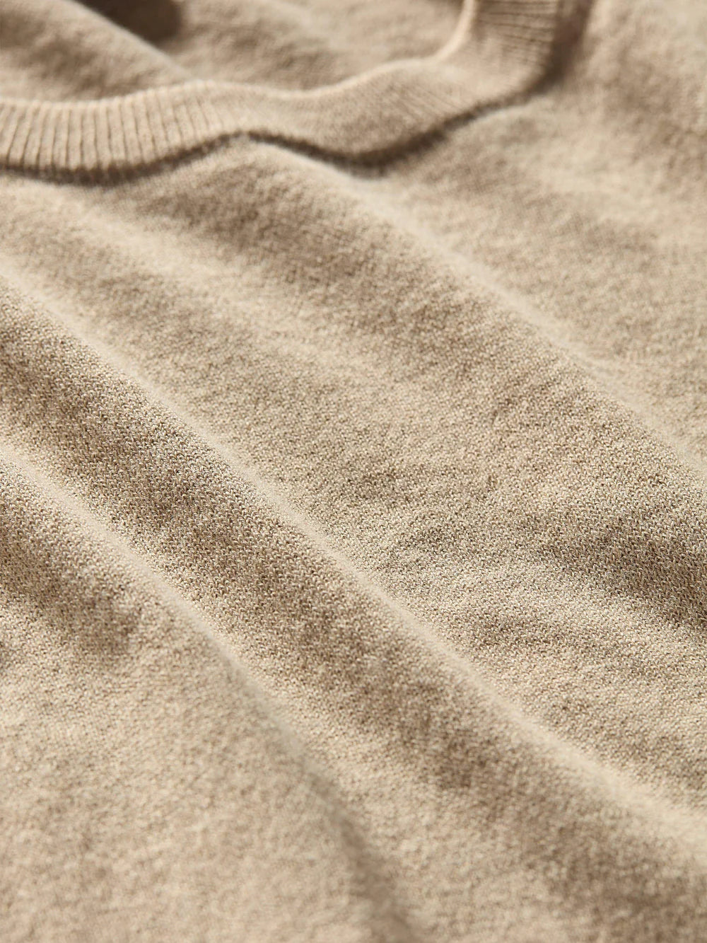 Faherty Movement Crewneck Sweater for Men & Women | Soft Dune Heather | Cozy Knit Pullover for Casual Wear, Outdoor Activities & Layering in Fall & Winter