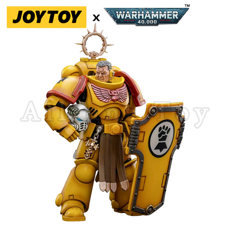 JOYTOY 1/18 Scale Warhammer 40K Imperial Fists Veteran Brother Thracius Action Figure - Collectible Model for Display, Gaming & Warhammer 40K Fans