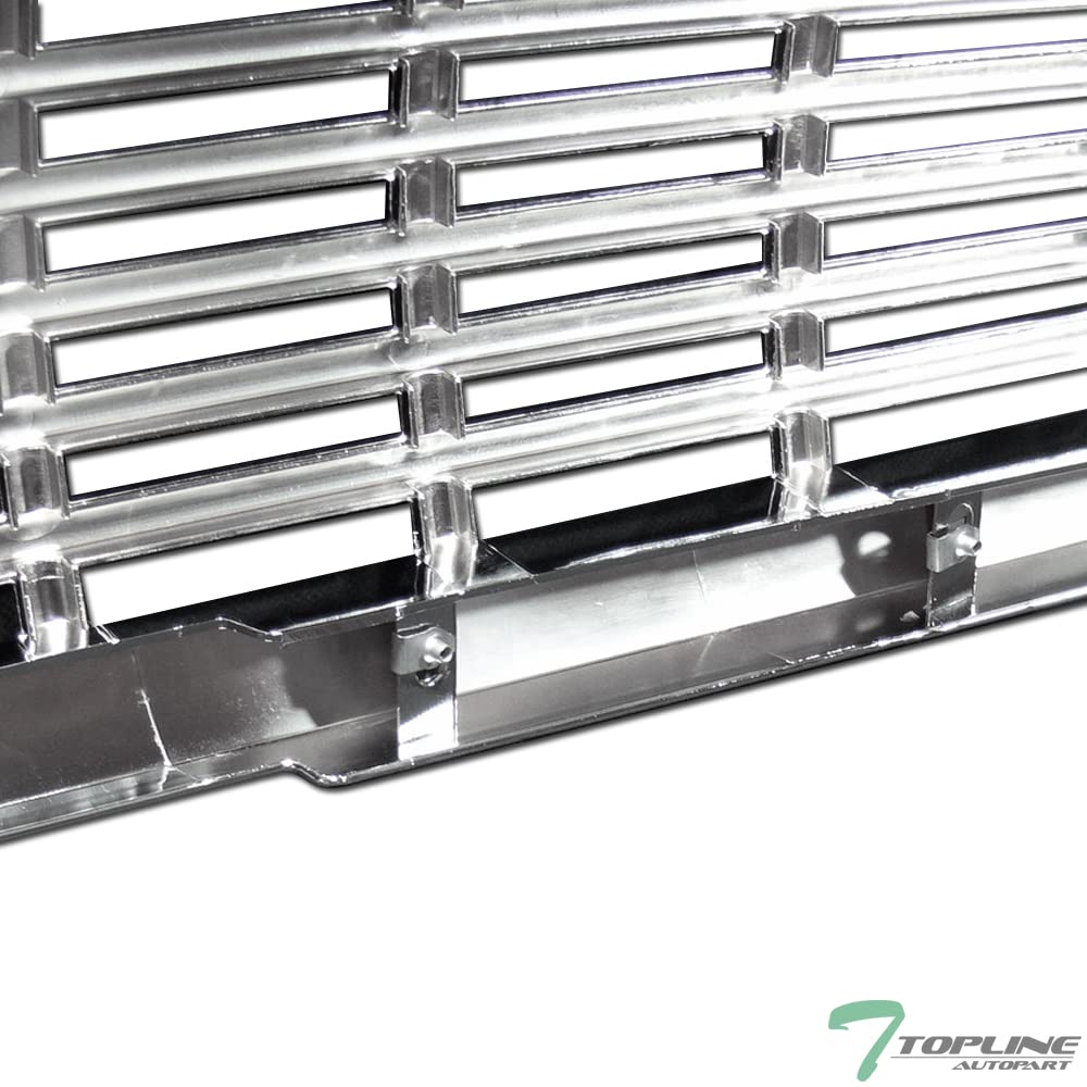97-04 Dodge Dakota & 98-03 Durango Chrome ABS Front Hood Bumper Grill Guard - Heavy Duty Protection for Off-Road, Truck Shows & Daily Driving