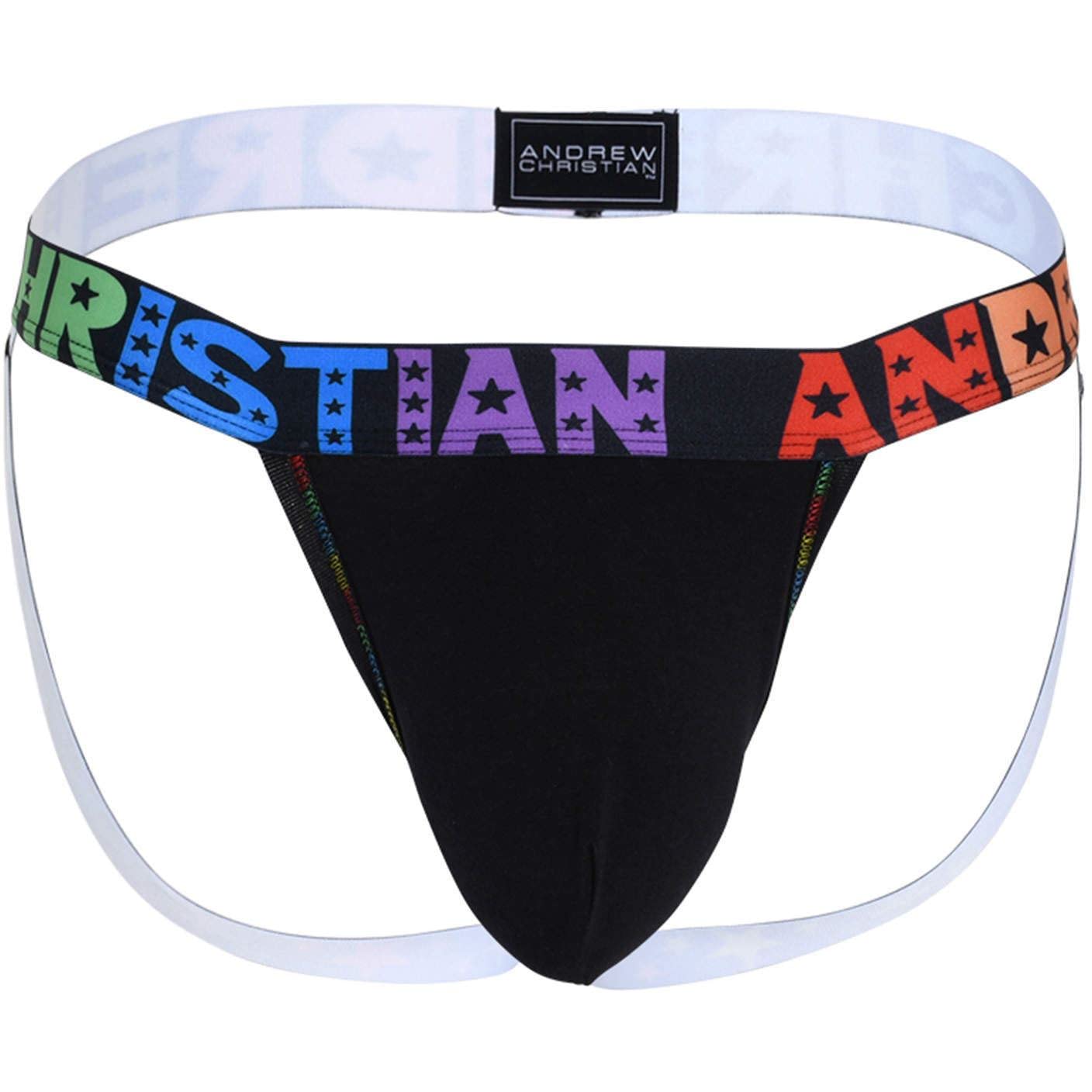 Andrew Christian Candy Hearts Air Jock Strap - Almost Naked Sheer Briefs for Men | Comfortable & Sexy Underwear for Valentine's Day, Intimate Moments & Special Occasions