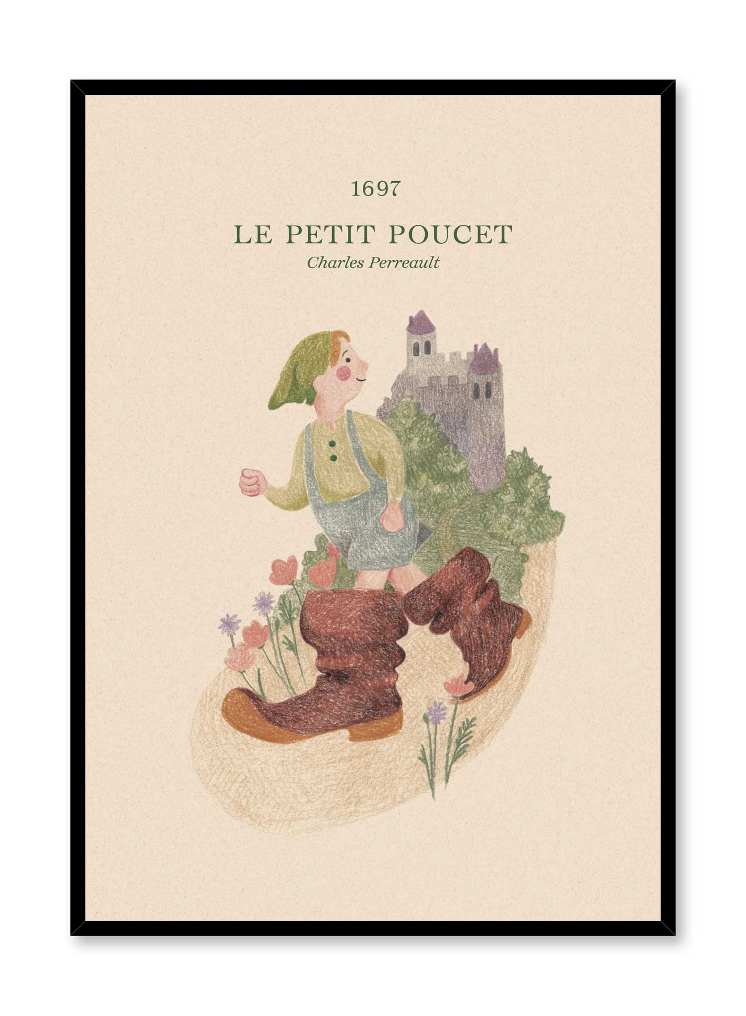 Little Thumb Poster - Cute Nursery Wall Art Decor for Baby Rooms, Kids Bedrooms & Playrooms - Perfect for Nursery Decorations & Children's Room Design