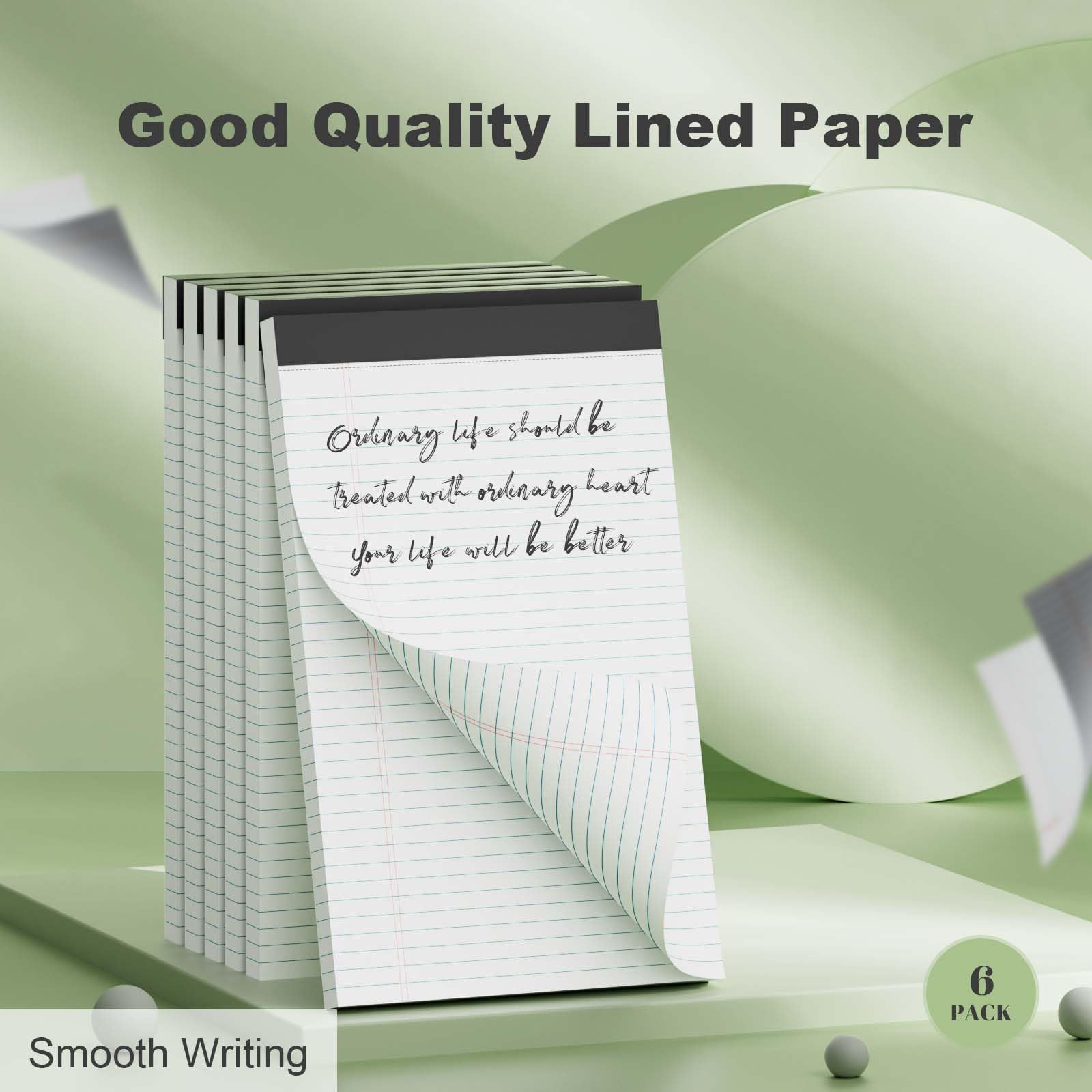 6-Pack Legal Notepads 8.5