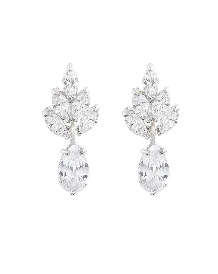 Elegant Bridal Earrings by Stephanie Browne - Queenie Collection | Perfect for Weddings, Prom & Special Occasions