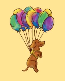 Dachshund Dog Balloons