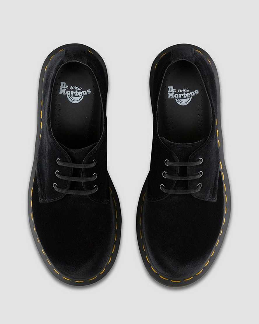 Luxury Black Crushed Velvet Oxford Shoes for Men - Elegant Formal & Casual Dress Shoes for Weddings, Parties & Office Wear