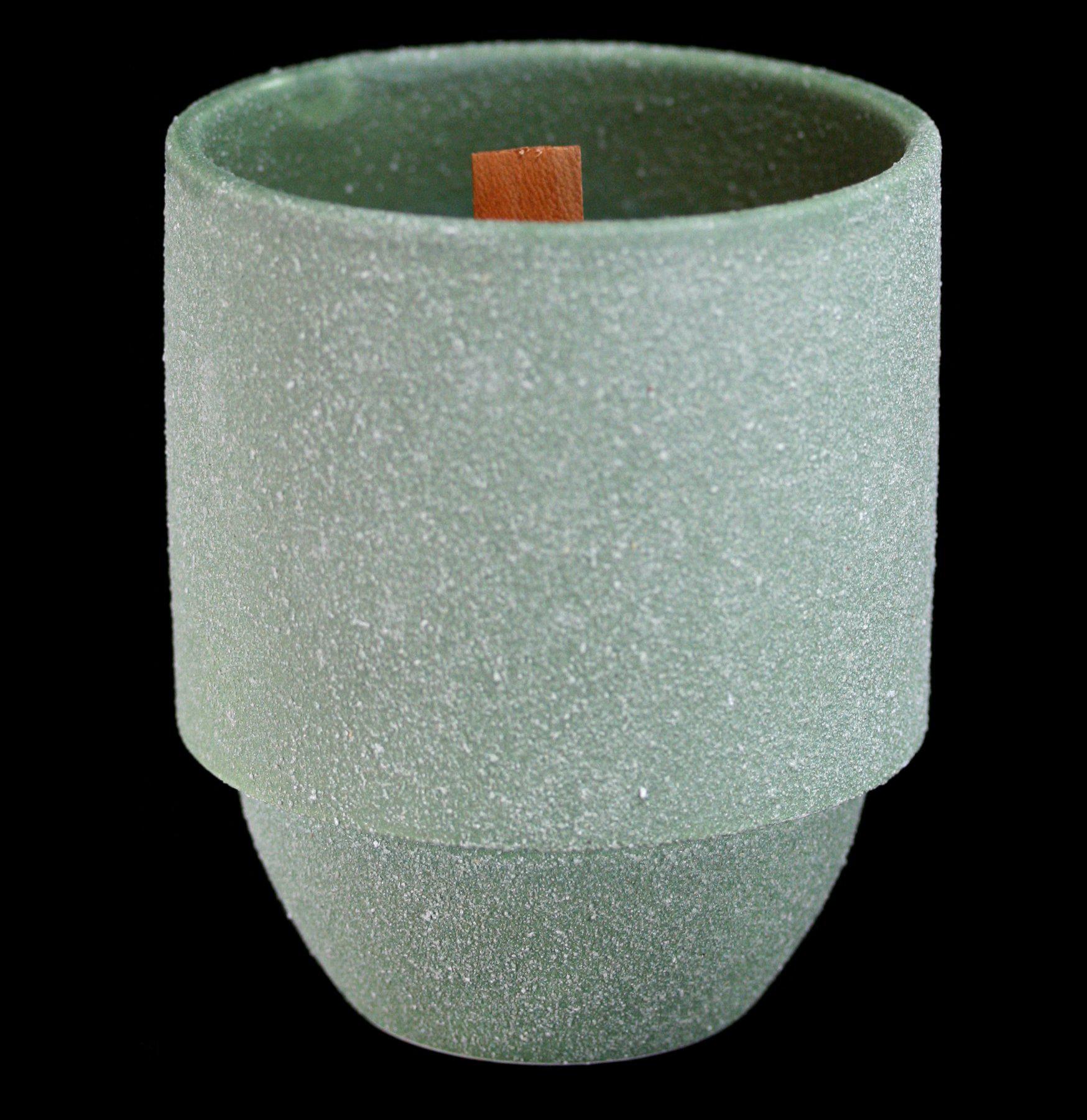 Premium Ceramic Soy Wax Candle - Maplewood & Moss Scent - Handmade Aromatherapy Candle for Home Relaxation, Spa, Yoga & Meditation