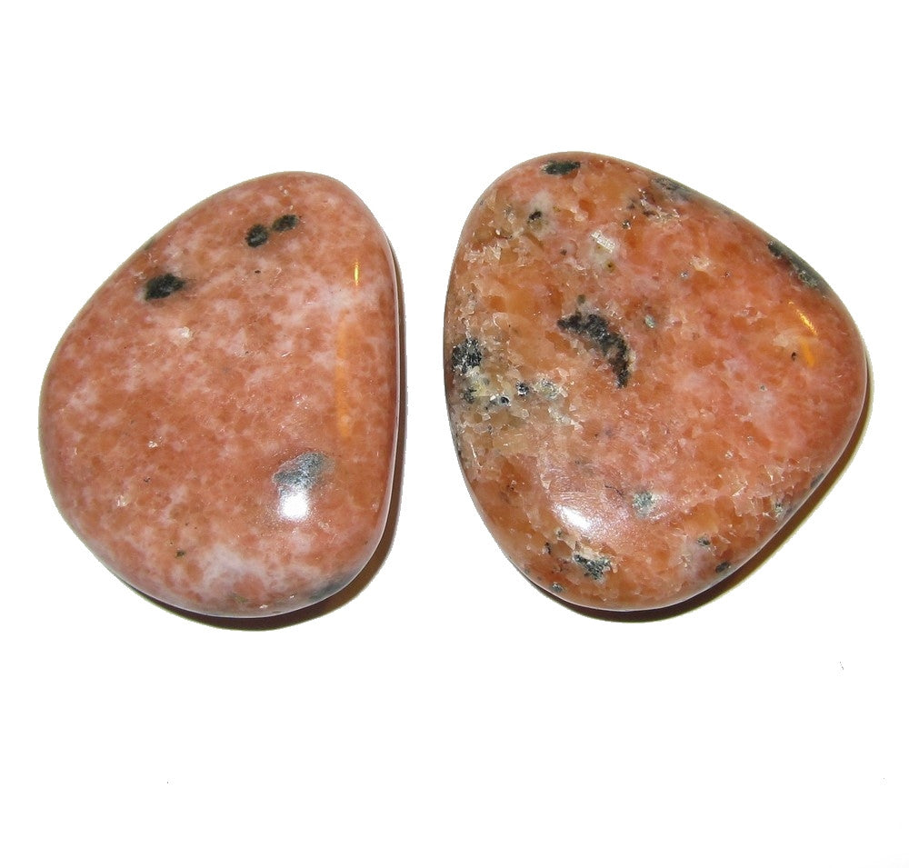 Orange Calcite Polished Stones - Healing Crystals for Sacral Chakra Energy, Meditation & Spiritual Balance | Home Decor, Yoga Accessories & Reiki Healing Tools
