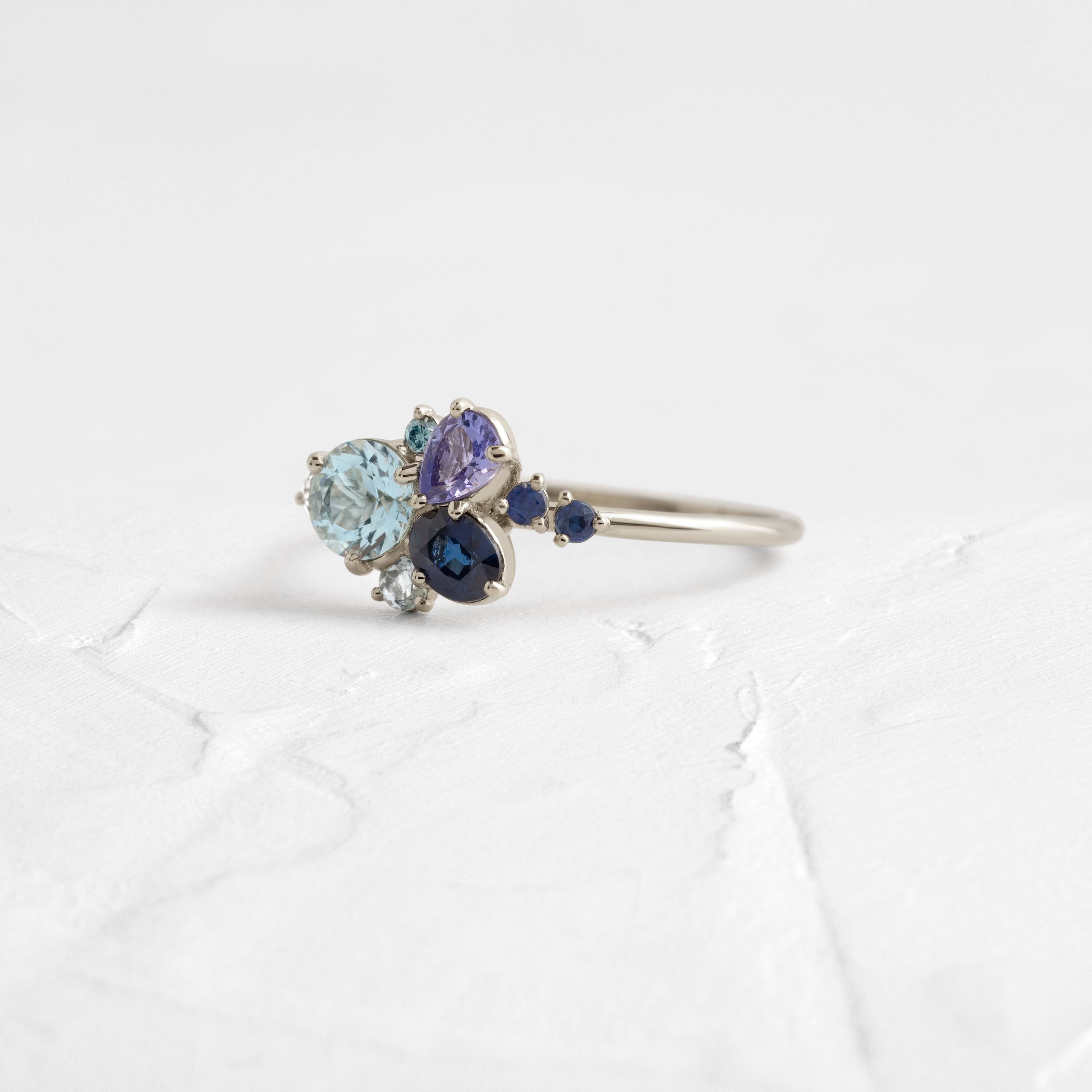 Custom Clear Water Ring - Adjustable Size for Perfect Fit | Elegant Jewelry for Weddings, Parties & Everyday Wear