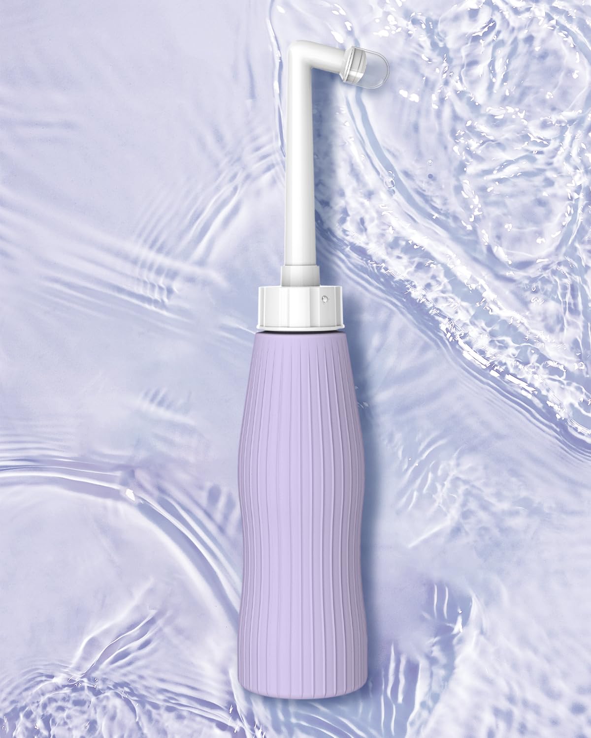 **ELECTOMANIA 500ML Portable Bidet Spray for Toilet – Handheld Travel Bidet with Storage Bag for Personal Hygiene, Postpartum Care, Hemorrhoid Relief & Baby Wash (Purple) – Perfect for Travel, Camping & Home Use**