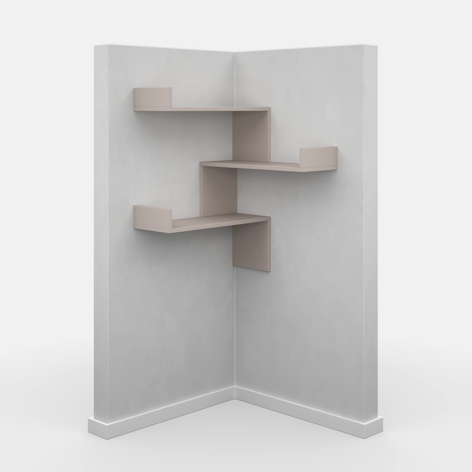 Modern Mocha Wall Shelf - 35.43