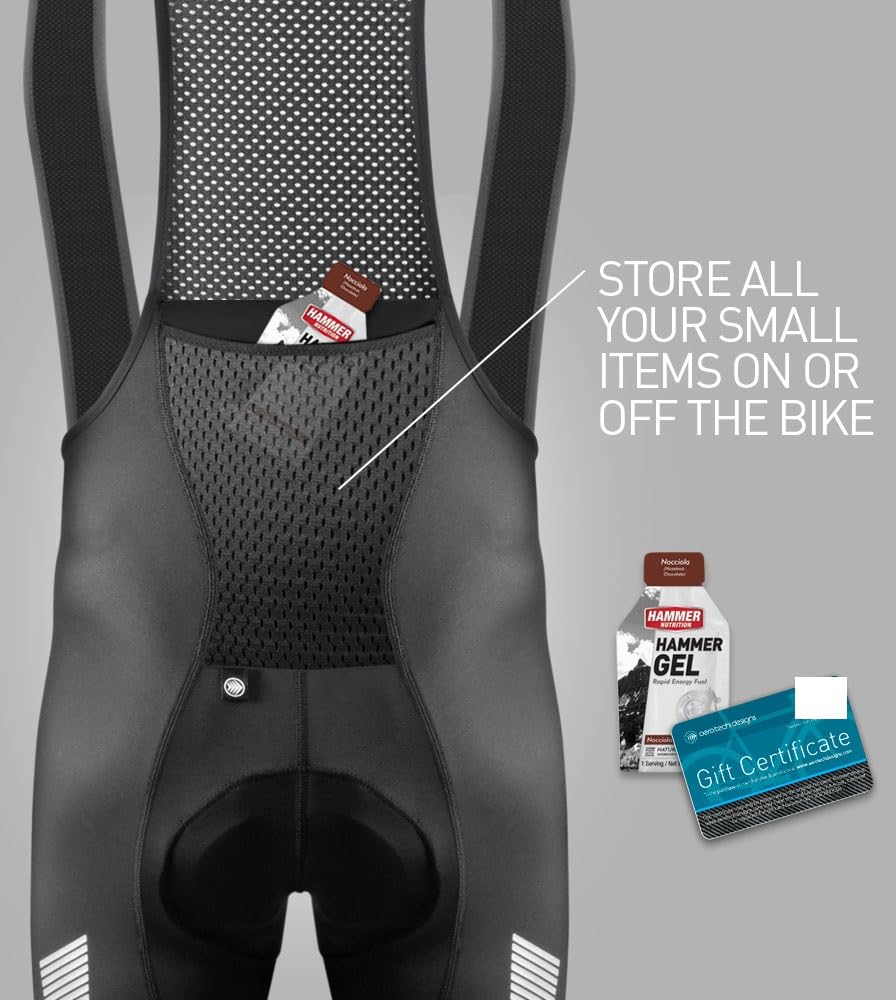 USA Elite Men's Padded Cycling Bib Shorts - Performance Long Distance Bike Shorts for Road & Mountain Biking | Breathable & Comfortable Cycling Gear | Made in USA | Perfect for Training, Racing & Endurance Rides