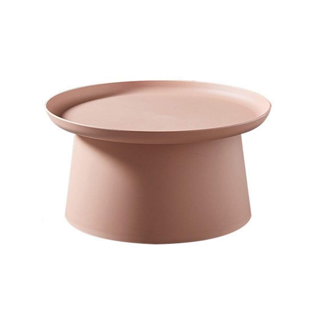 LiRuiPengBJ Round Side Table - Eco-Friendly PP Coffee Table, Modern Bedside Nightstand, Versatile Balcony & Corner Table for Home Decor (Style1) - Perfect for Living Room, Bedroom & Outdoor Spaces
