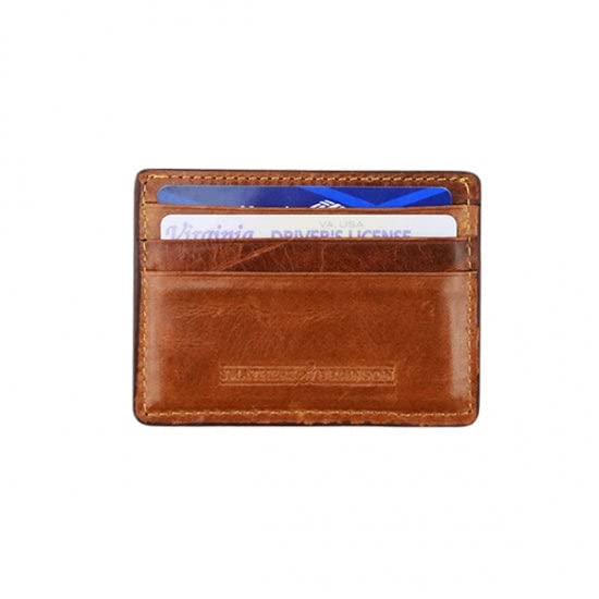 Smathers & Branson Needlepoint Tackle Box Credit Card Wallet - Stylish & Durable RFID-Blocking Leather Wallet for Men - Perfect for Fishing, Travel & Everyday Use