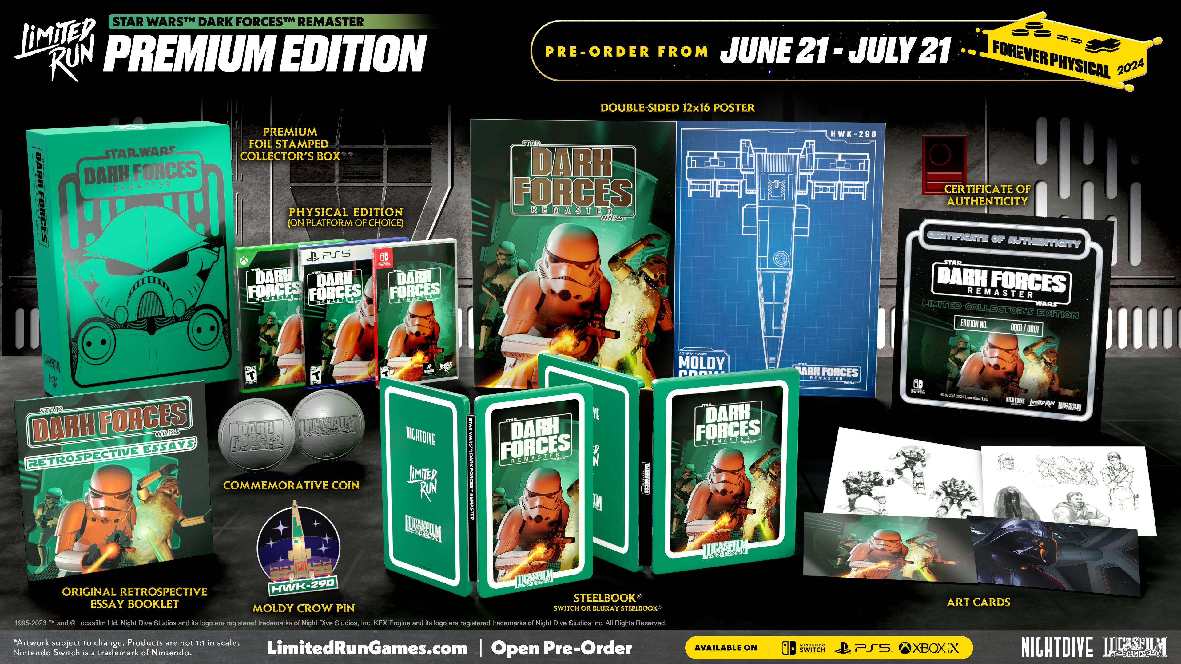 Xbox Limited Run #24: STAR WARS: Dark Forces Remaster Premium Edition - Collector's Edition for Gaming Enthusiasts | Perfect for Retro Gaming Nights and Star Wars Fans