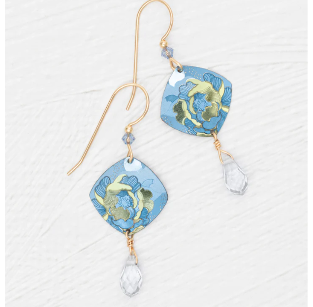 Elegant Elena Drop Earrings for Women - Sterling Silver Dangle Earrings with Cubic Zirconia - Perfect for Weddings, Parties & Evening Events