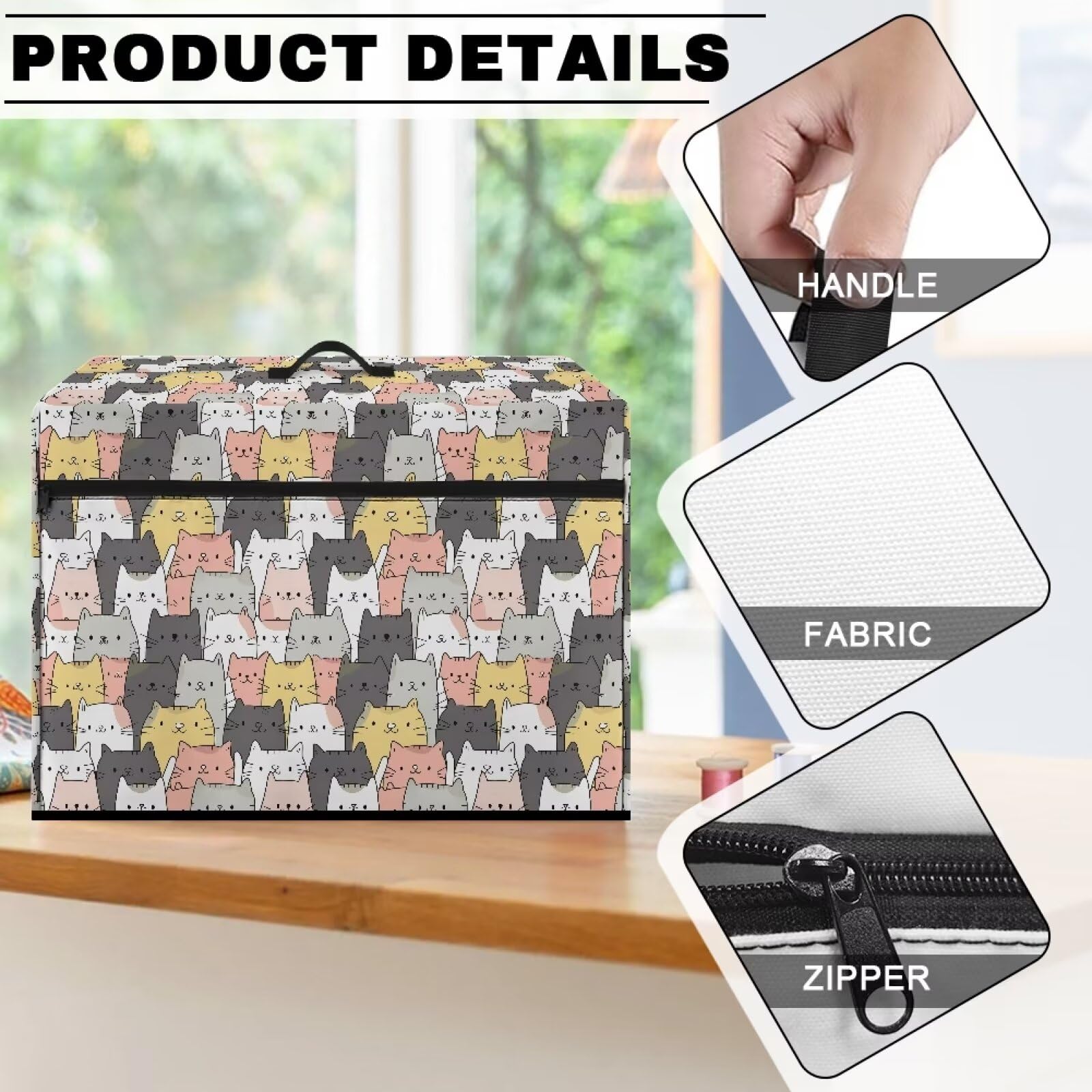 Premium Sewing Machine Dust Cover - Universal Fit for Singer, Brother & Most Standard Machines - Waterproof & Easy to Clean - Perfect for Home Studios, Craft Rooms & Sewing Classes