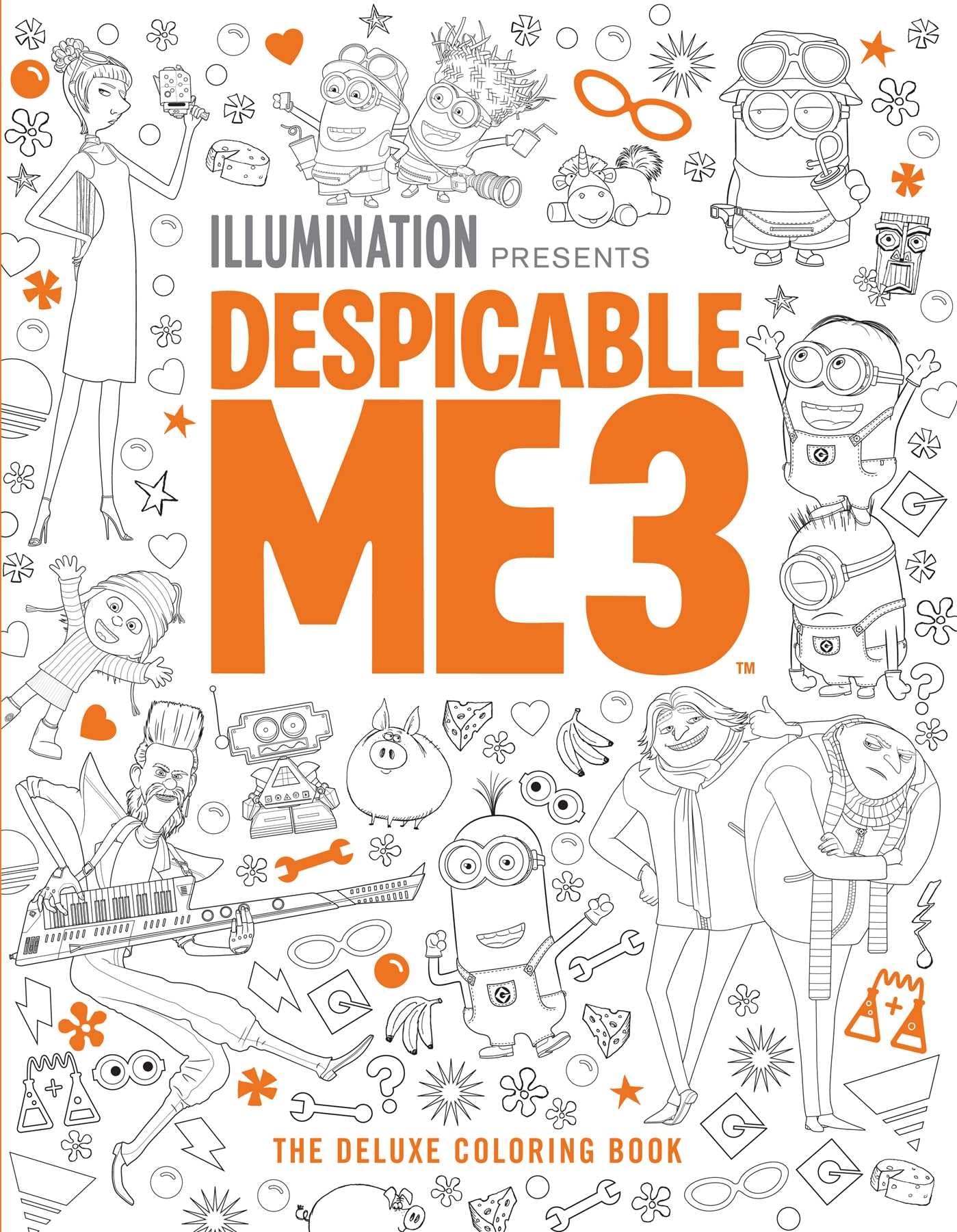 Despicable Me 3 Deluxe Coloring Book for Kids - 50+ Fun Pages with Minions & Gru - Perfect for Birthday Gifts, Travel Activities & Creative Play