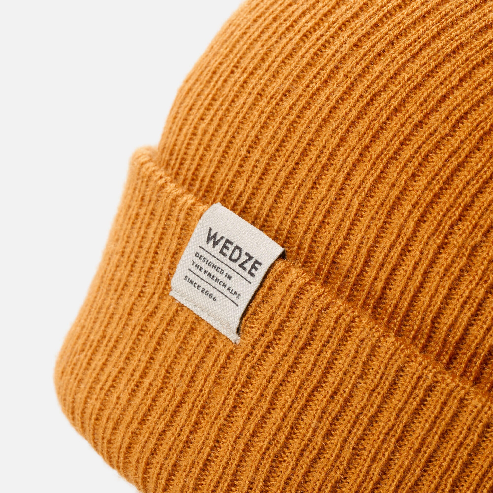Wedze Fisherman Knit Beanie - Warm Winter Hat for Men & Women - Soft Acrylic Wool Blend - Perfect for Skiing, Hiking & Outdoor Activities