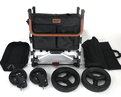 Keenz 7S+ 4 Passenger Stroller Wagon - All-Terrain Push Wagon for Kids & Toddlers | Perfect for Beach Trips, Park Outings & Family Adventures
