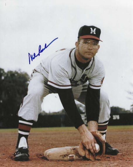 Autographed Mel Roach 8x10 Milwaukee Braves Photo - Signed Baseball Memorabilia - Perfect for Sports Collectors, Man Cave Decor, and Braves Fans Gifts