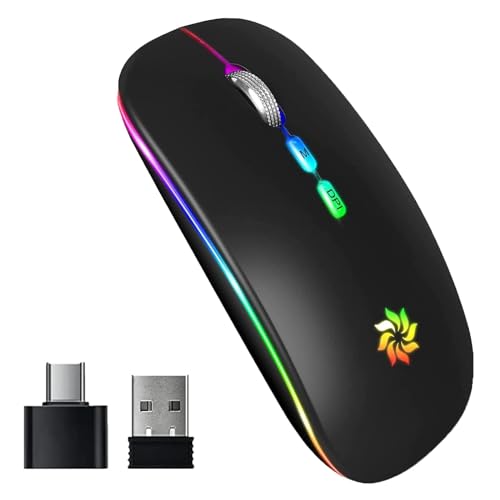 Black with LED Backlit