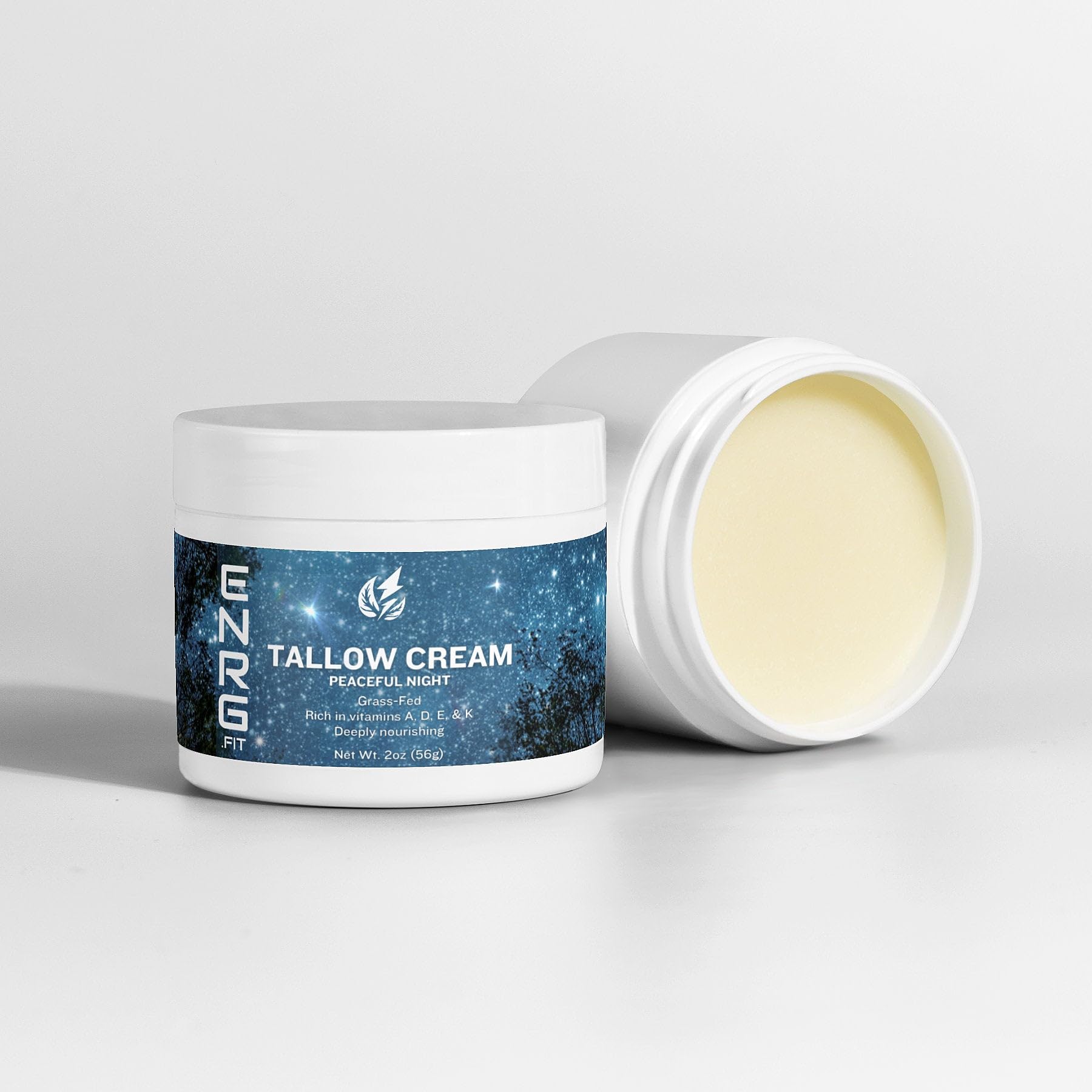 Organic Tallow Cream for Deep Moisturizing - Night Repair & Anti-Aging Skincare | Perfect for Dry Skin & Eczema Relief - Ideal for Nighttime Routine & Relaxation