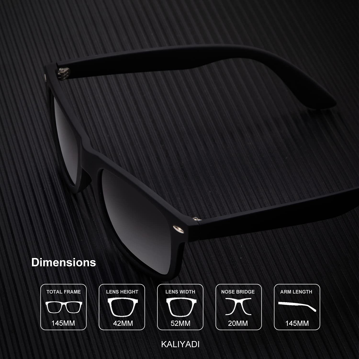 Polarized Sunglasses for Men & Women - UV Protection Unisex Driving Shades - Perfect for Outdoor Sports, Beach & Daily Wear
