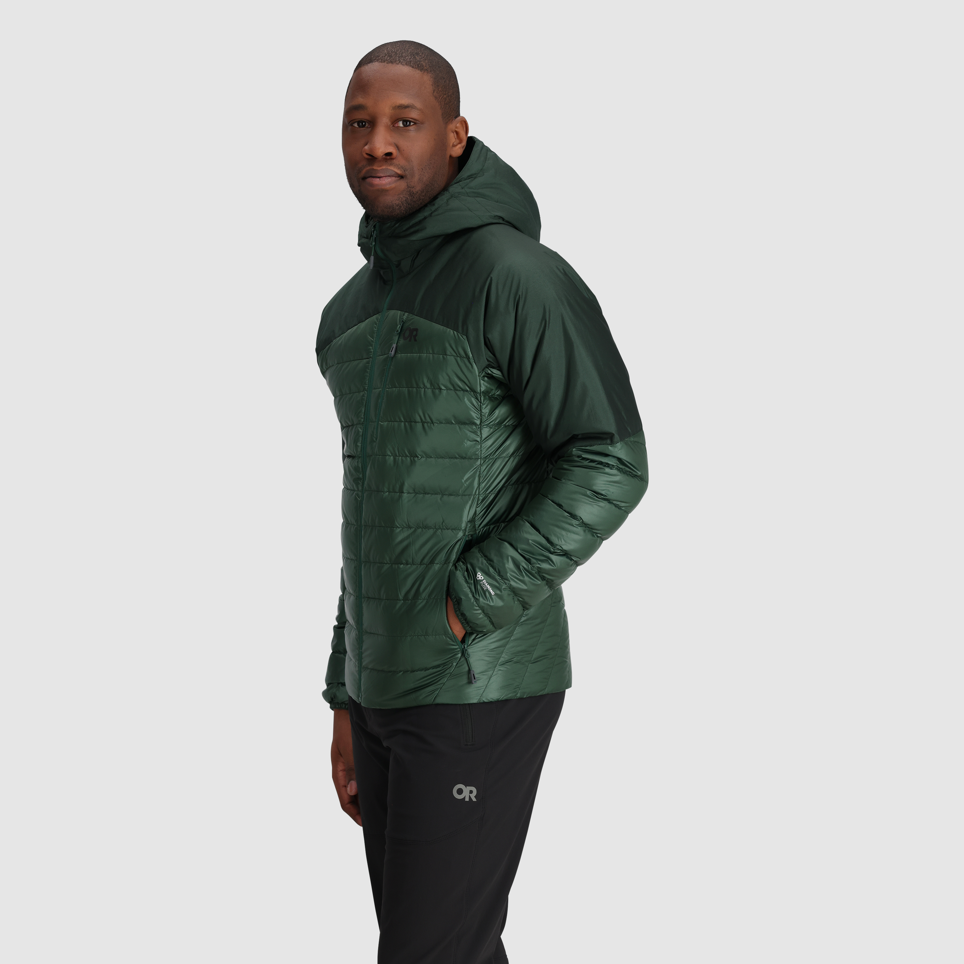 Men's Helium Down Hoodie - Lightweight Warm Winter Jacket for Outdoor Hiking & Camping - Waterproof Windproof Insulated Coat for Cold Weather
