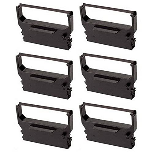 Compatible Replacement Ribbon for Star MP-300/323/342/382/SP-300/320/349 POS Printers - 6 Pack (80981611) - Ideal for Retail, Restaurant & Office Receipt Printing