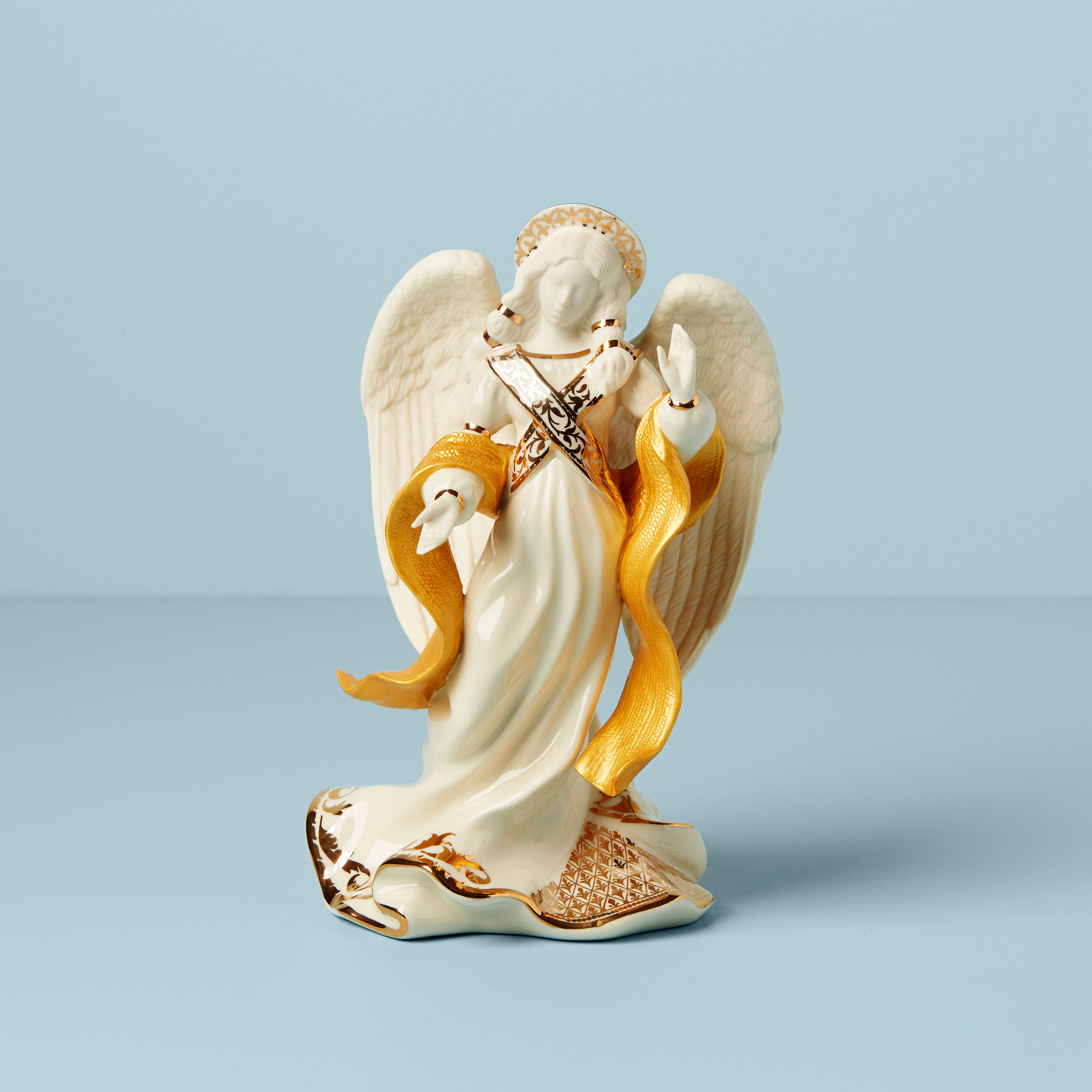 First Blessing Nativity Angel of Peace Figurine - Christmas Decoration for Home, Tree, and Holiday Display - Perfect Gift for Nativity Scene Collectors