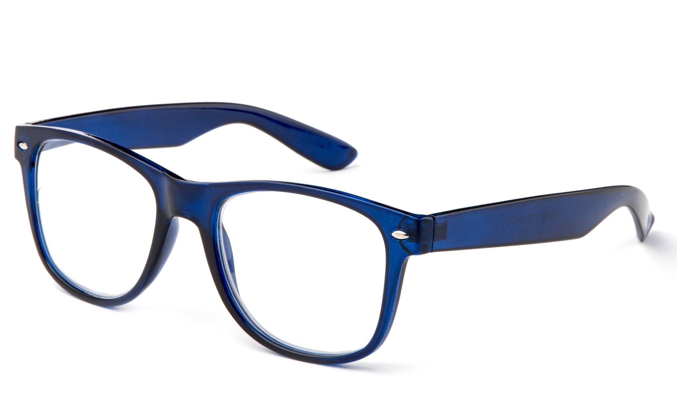 Big Frame Reading Glasses for Men & Women - Comfortable Stylish Lightweight Readers for Daily Use, Work & Reading