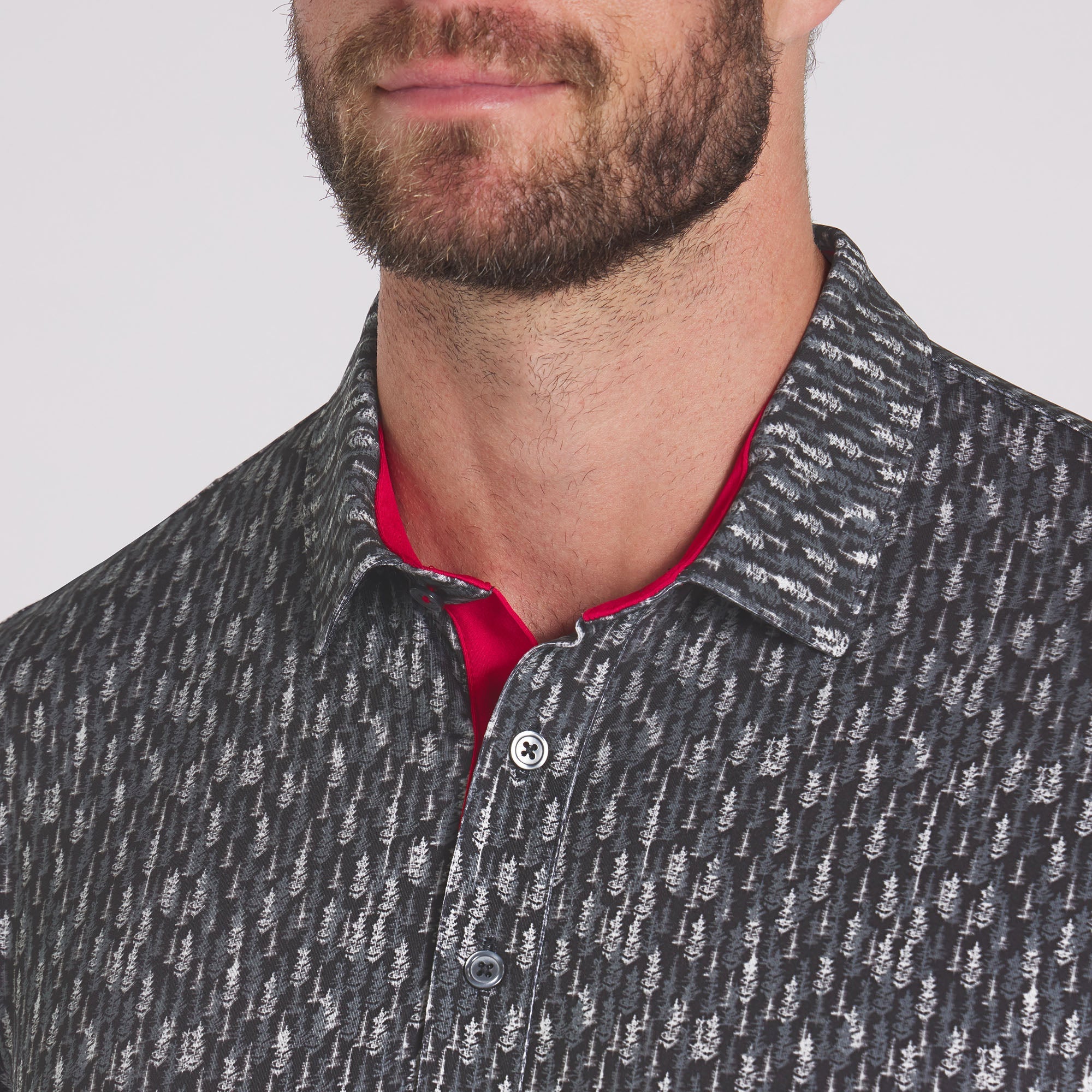 Premium MATTR Pines Golf Polo Shirt for Men - Moisture-Wicking, UV Protection & Breathable Performance Wear - Ideal for Golf, Casual Outings & Outdoor Activities