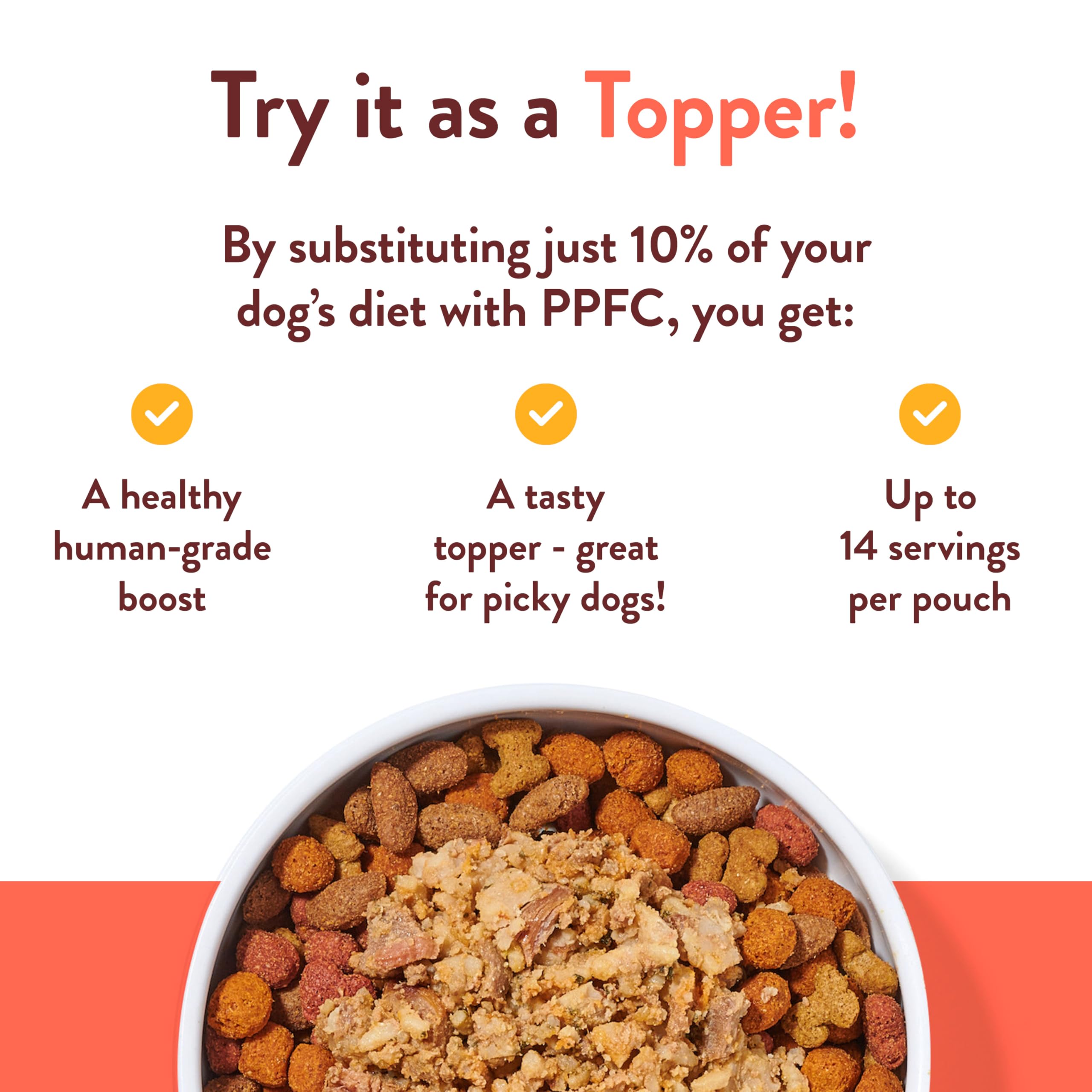 Portland Pet Food Company Tuxedo’s Chicken & Yams Wet Dog Food Pouches - Human-Grade, Grain-Free, Gluten-Free Dog Food Topper & Meal for All Breed Sizes - Made in USA - 8-Pack - Perfect for Picky Eaters, Senior Dogs & Mealtime Enhancement