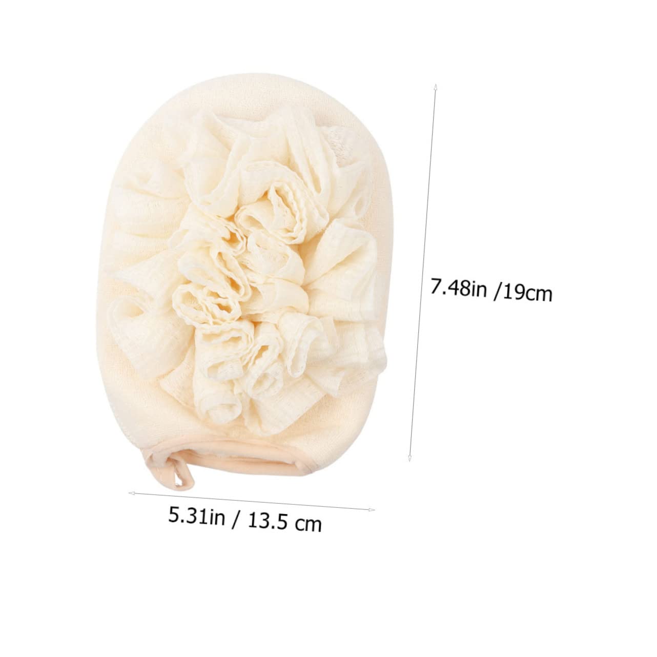 FOMIYES 2-in-1 Exfoliating Bath Sponge & Shower Loofah Puff Set - Gentle Body Scrubber for Smooth Skin - Perfect for Daily Shower & Spa Relaxation at Home