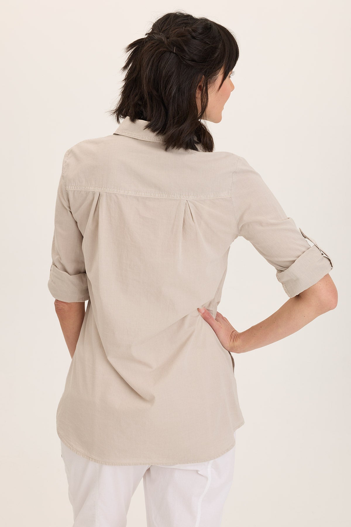 Soft Voile Button Down Blouse for Women - Breathable & Comfortable Office Wear - Perfect for Business Casual, Work & Professional Outfits
