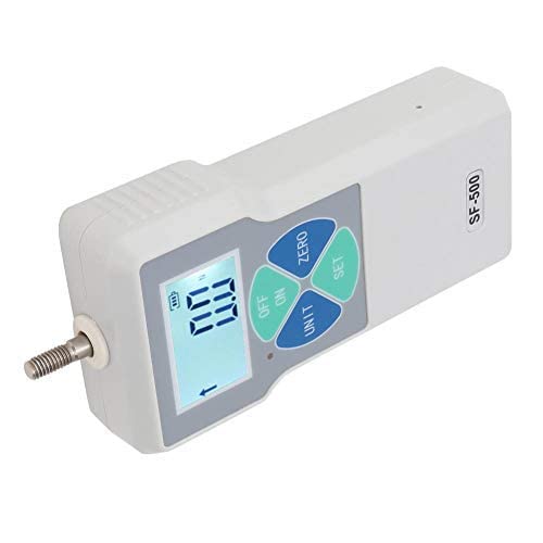 SF-500 Digital Force Gauge Kit 500N Capacity - Push Pull Tester Dynamometer with LCD Display (100-240V, US Plug) - Perfect for Material Testing, Quality Control & Industrial Applications