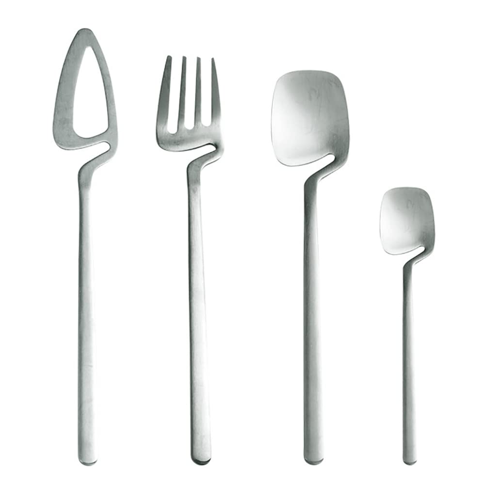 48-Piece Stainless Steel Flatware Set for 12 - Modern Silverware Cutlery Set for Dining, Kitchen & Family Gatherings - Dishwasher Safe - Perfect for Everyday Use, Dinner Parties & Holiday Meals