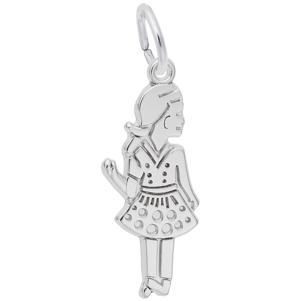 Girl Charm - Elegant Charms for Bracelets & Necklaces | Perfect for DIY Jewelry, Gifts & Fashion Accessories