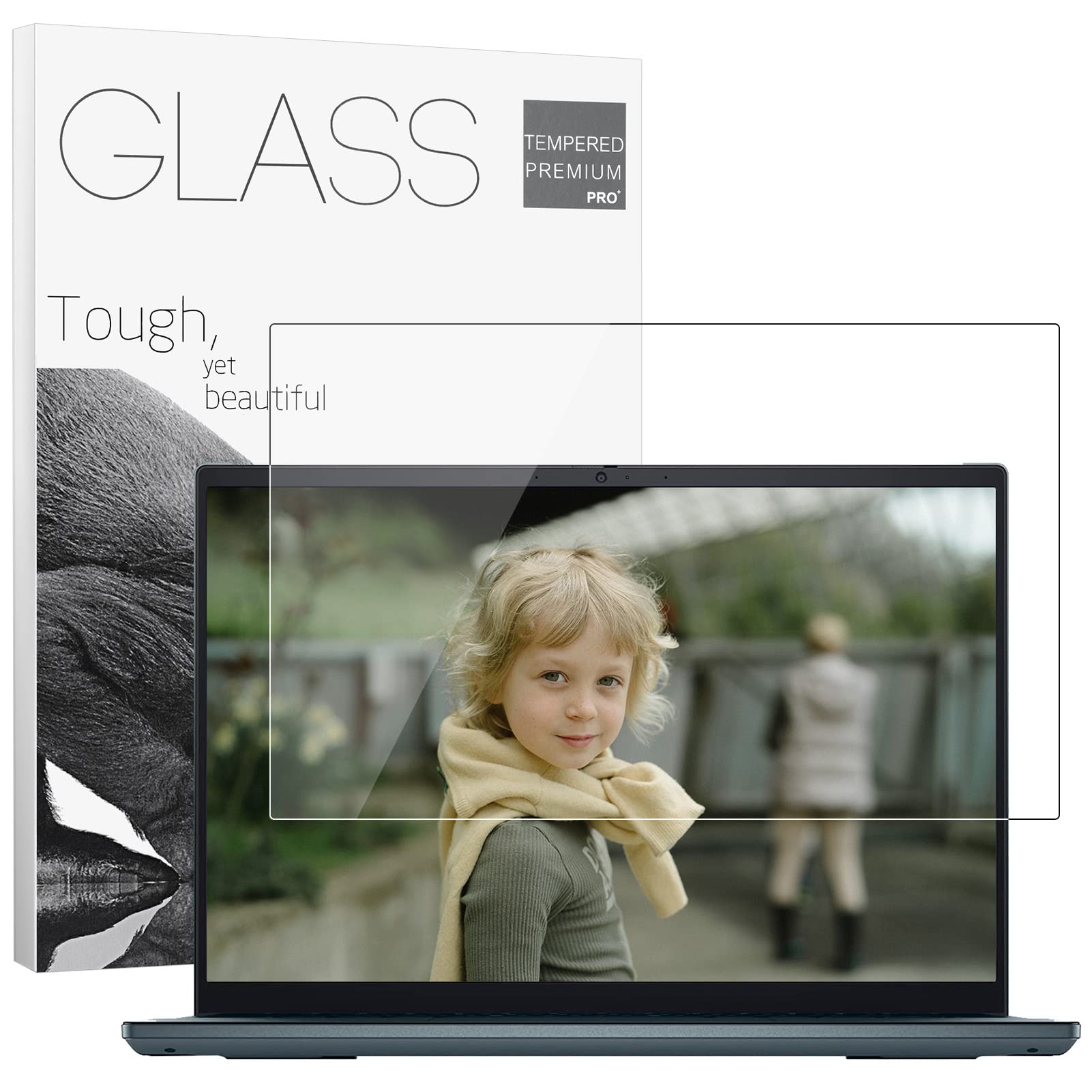 14 Inch Laptop Screen Protector Tempered Glass - Anti-Scratch, Anti-Fingerprint, Bubble-Free for HP, Dell, Acer, ASUS, Samsung, Lenovo, Toshiba 14