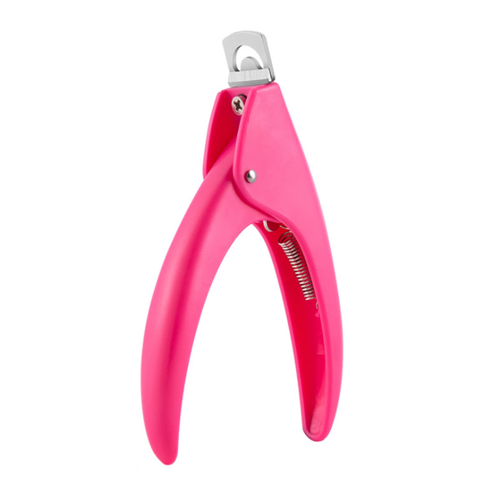 LAURAG Professional Stainless Steel Nail Edge Cutter - False Nail Tips Trimmer for Manicure & Pedicure - Salon & Home Nail Art DIY Tool - Perfect for Acrylic, Gel & Fake Nail Trimming