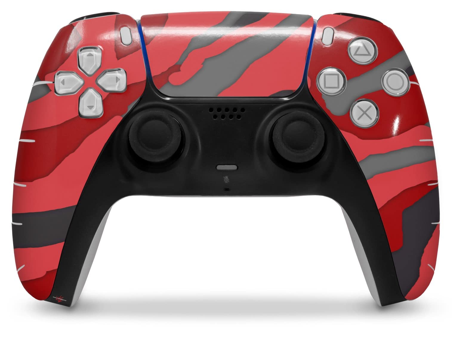 PS5 DualSense Controller Skin Wrap - Camouflage Red for Gaming & Protection