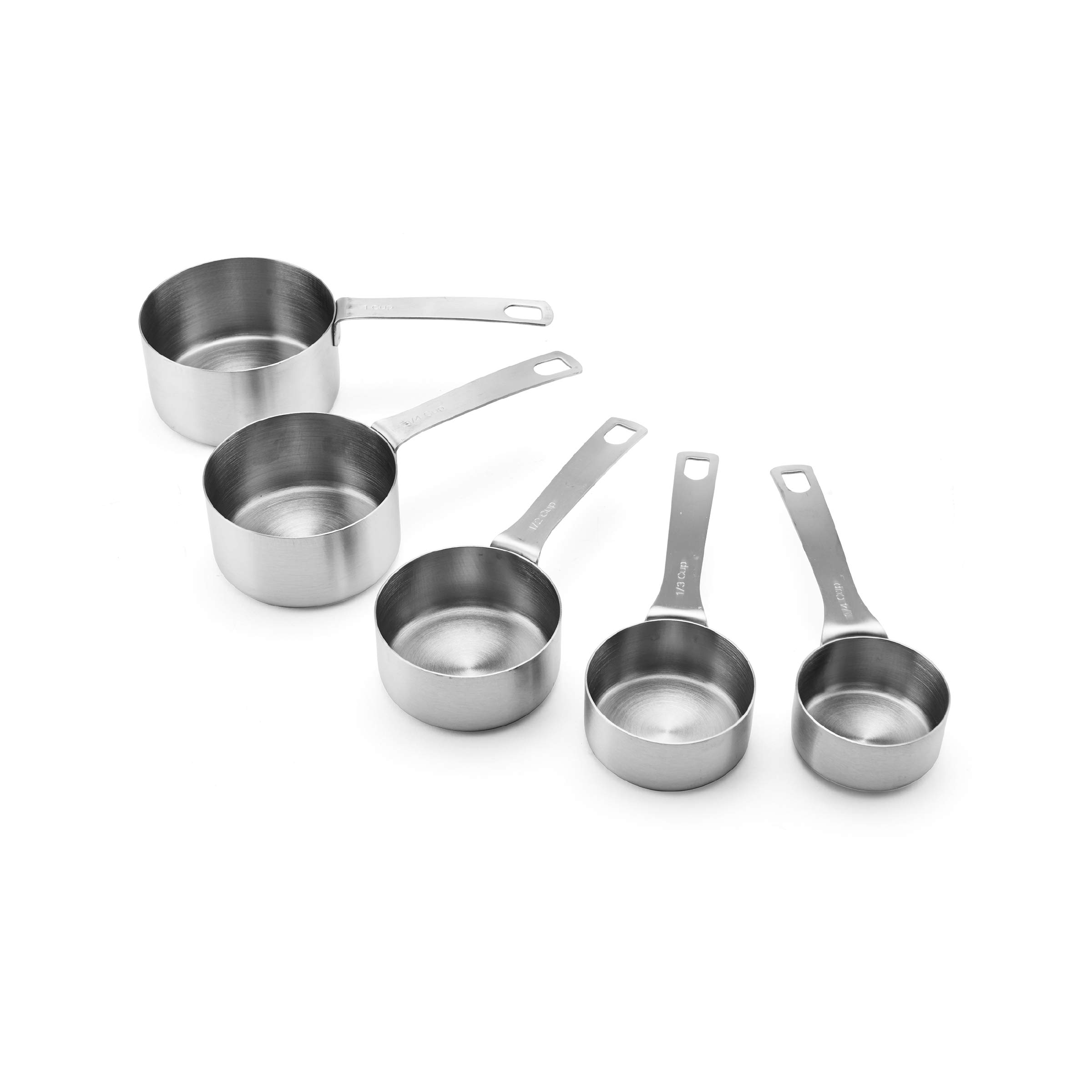 Chicago Metallic Premium 11-Piece Stainless Steel Measuring Cups and Spoons Set - Silver - Essential Baking & Cooking Tools for Home Chefs & Professional Kitchens
