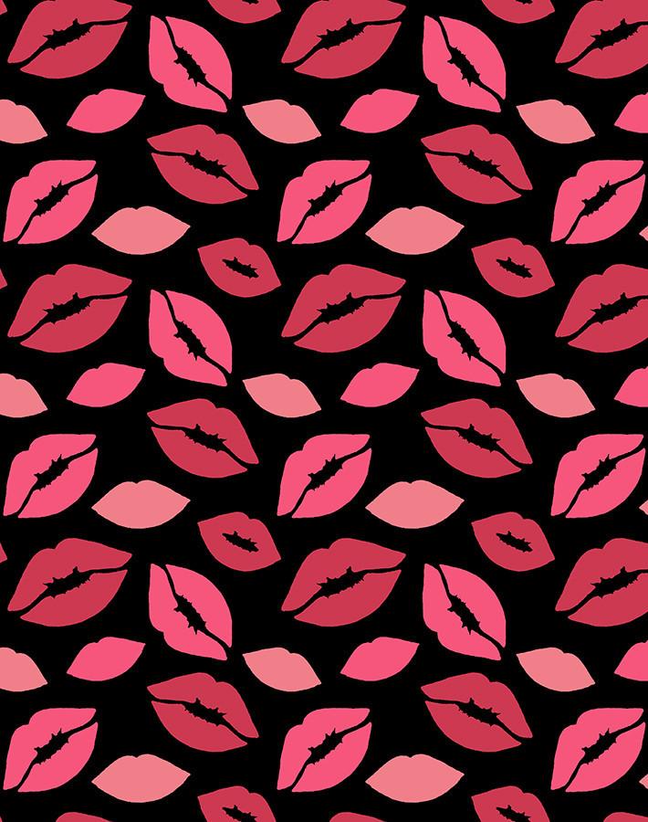 Nathan Turner Onyx Kiss My A Wallpaper - Elegant and Bold Home Decor for Living Rooms, Bedrooms & Offices