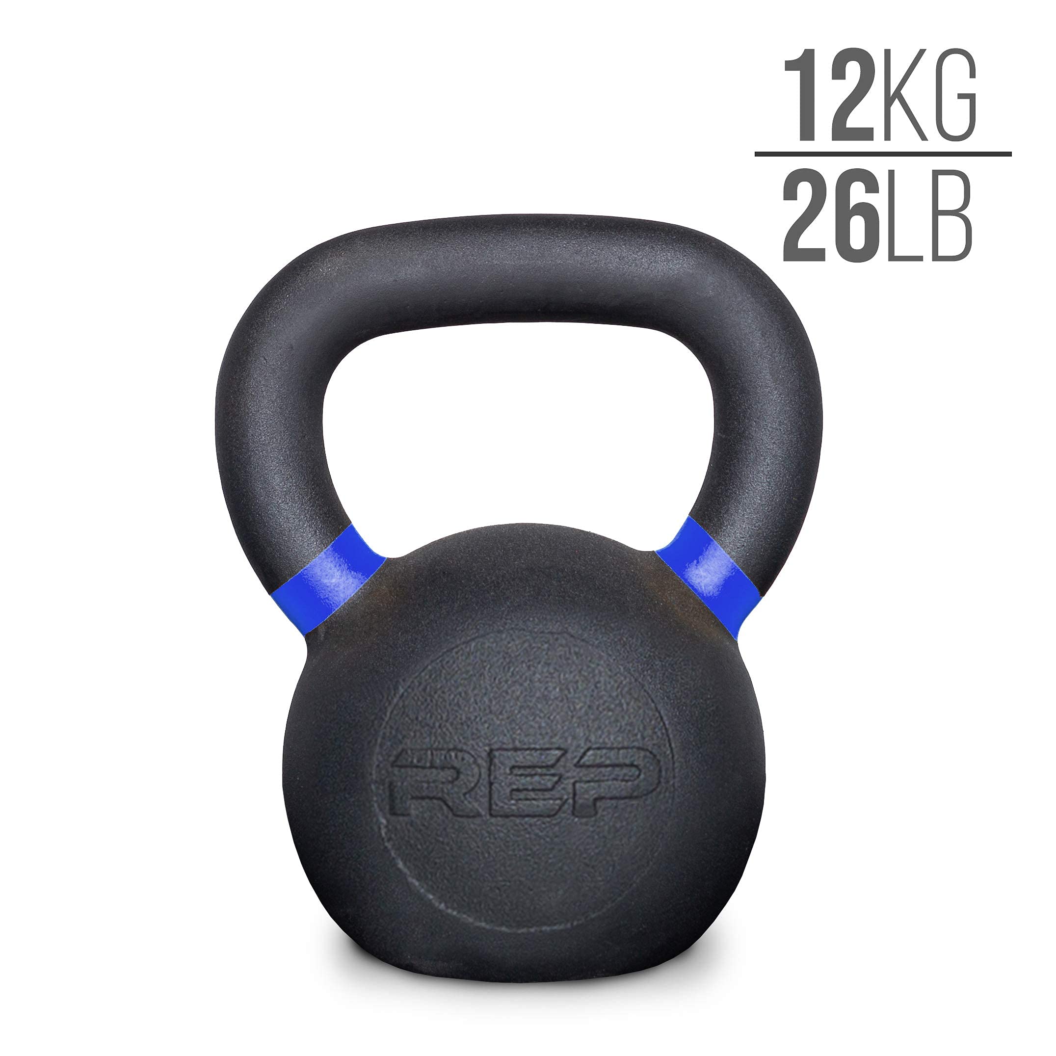 REP Fitness Kettlebells for Strength Training, Conditioning & CrossFit Workouts - Durable Cast Iron with LB/KG Markings - Perfect for Home Gym, CrossFit Box & Functional Fitness Training