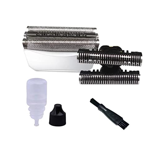 Braun Series 5 Shaver Replacement Foil & Cutter - for 51S 590cc 8595 8985 - with Oil & Brush - Smooth Shaving at Home/Travel