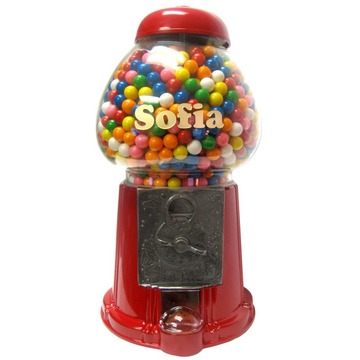 Personalized King Carousel Gumball Machine - Vintage Style Candy Dispenser for Parties, Home Decor & Gift Giving - Perfect for Birthday, Wedding & Carnival Events