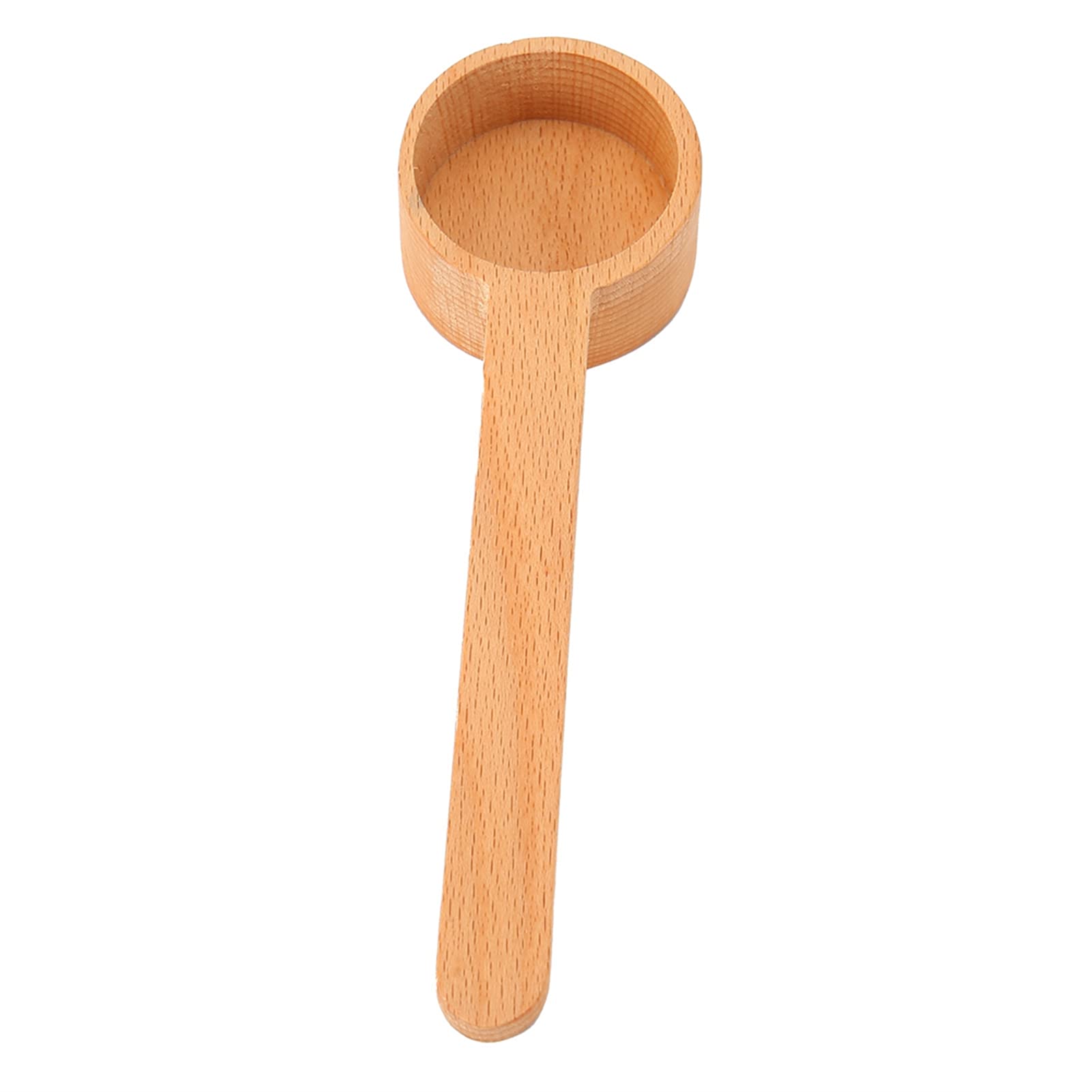 2Pcs Beech Wood Measuring Spoons Set - Perfect for Measuring Milk Powder, Tea, Oatmeal & Sugar (6.6x1.9x0.9in) - Ideal for Baking, Cooking & Coffee Making