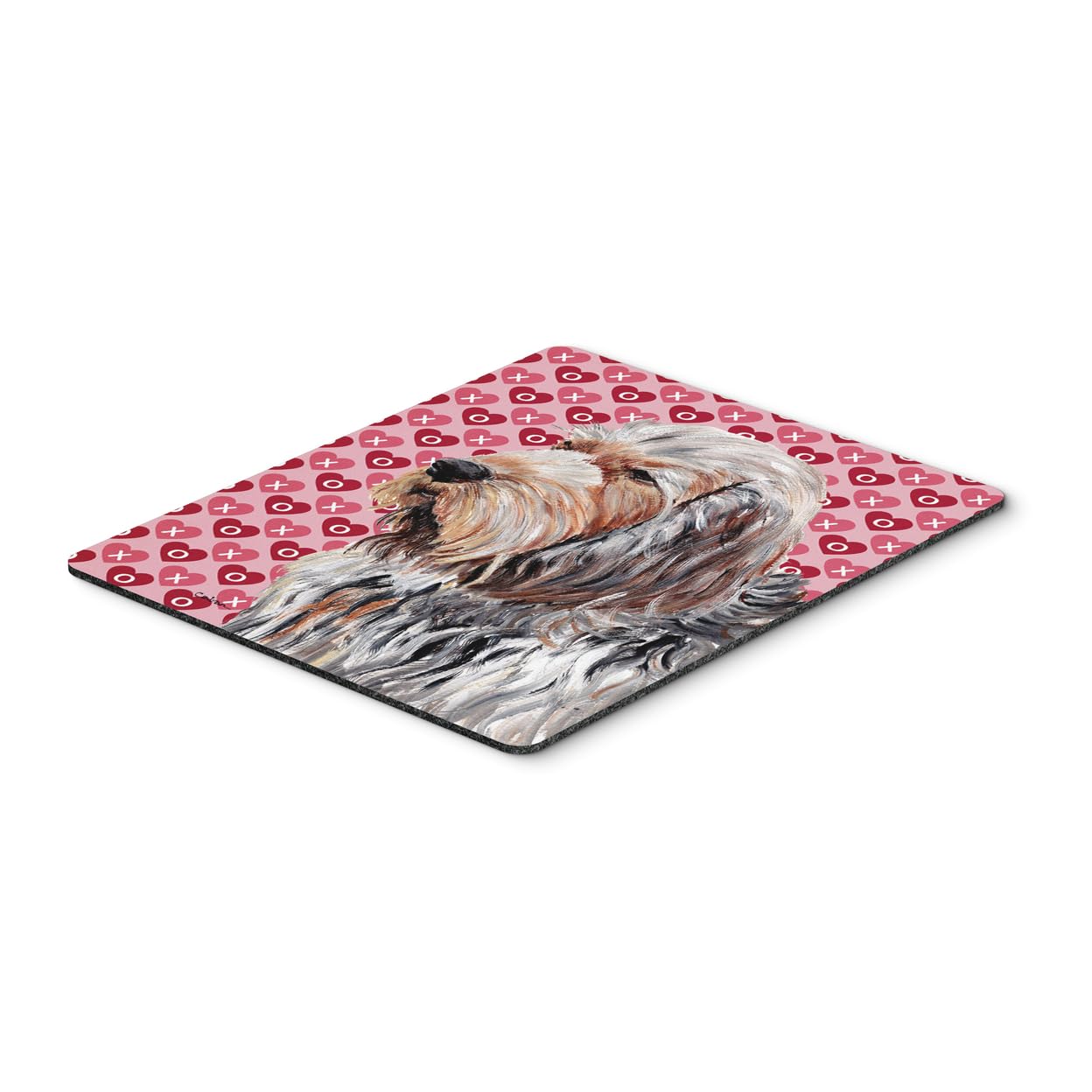Caroline's Treasures SC9708MP Otterhound Hearts & Love Mouse Pad - Large Washable Non-Slip Desk Mat for Home Office, Gaming, Computer & Laptop Use | Perfect Gift for Pet Lovers & Work From Home