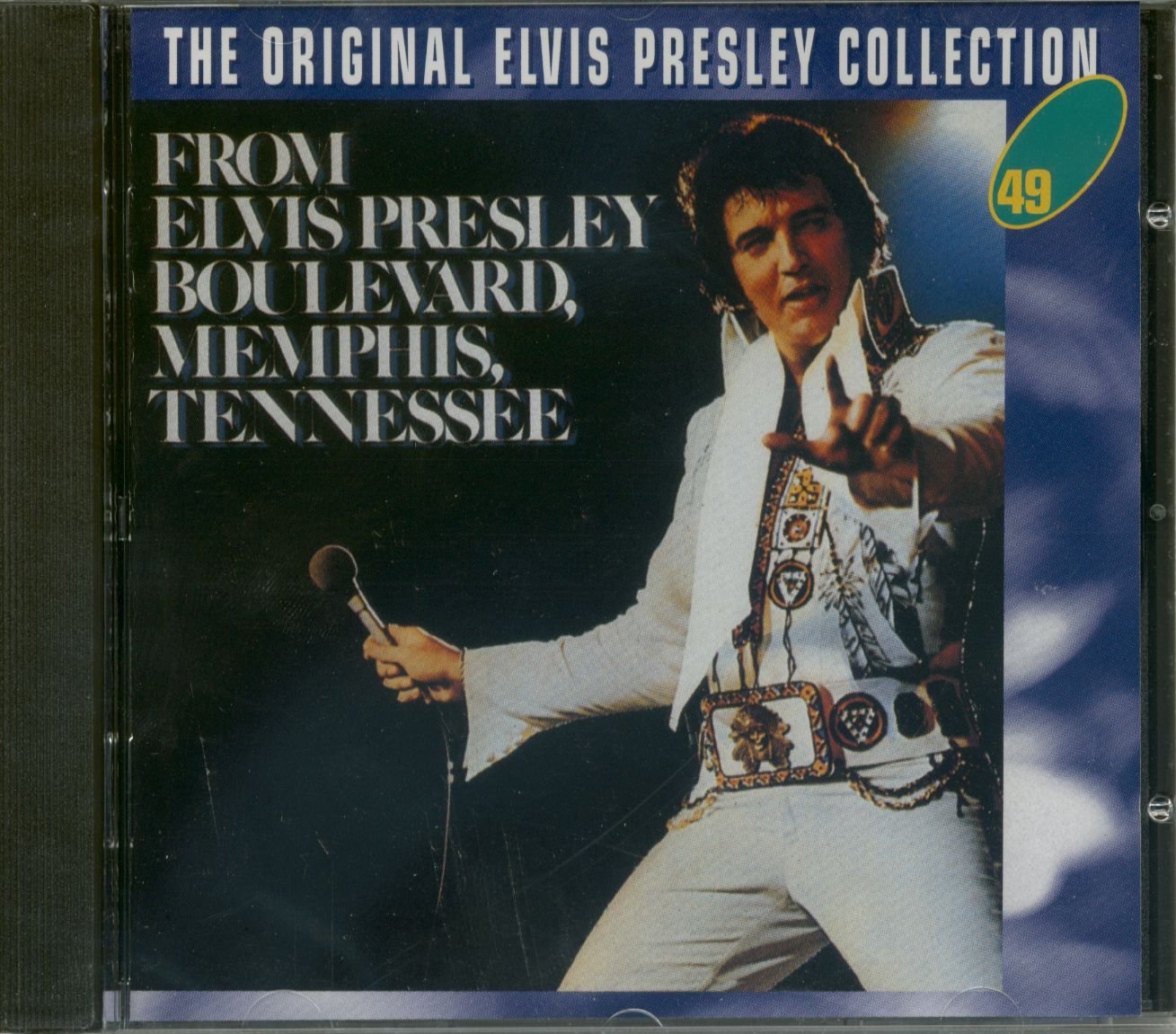 Elvis Presley Boulevard Memphis Tennessee Vintage Vinyl Record - Classic Music Collectible for Fans & Home Decor